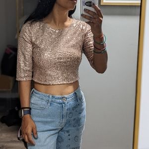 Sequin top